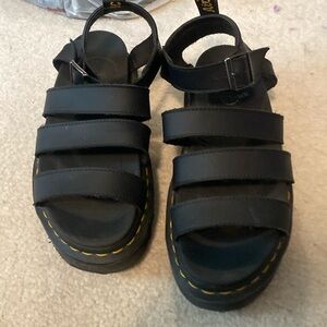 Dr martians platform sandles